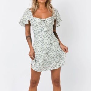 Princess Polly Just a Lover Mint Mini Dress